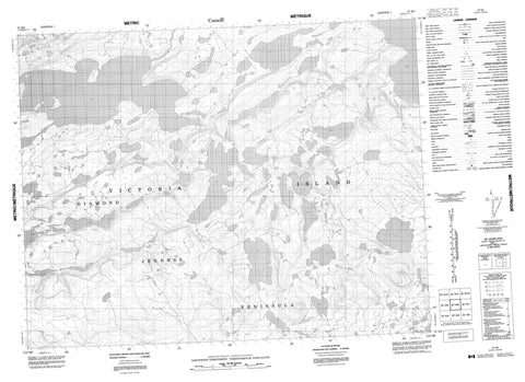 087H06 No Title Canadian topographic map, 1:50,000 scale