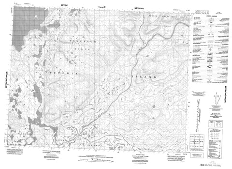 087H07 No Title Canadian topographic map, 1:50,000 scale