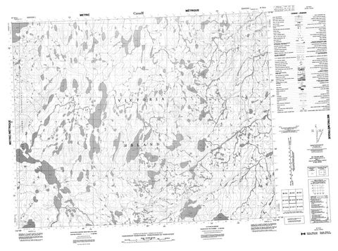 087H14 No Title Canadian topographic map, 1:50,000 scale