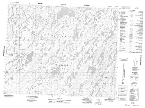 087H15 No Title Canadian topographic map, 1:50,000 scale