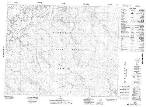 087H16 No Title Canadian topographic map, 1:50,000 scale