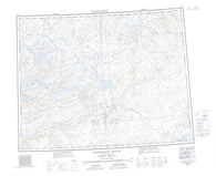 087H Saneraun Hills Canadian topographic map, 1:250,000 scale