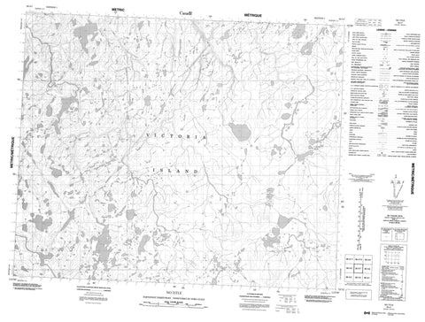 088A07 No Title Canadian topographic map, 1:50,000 scale