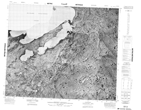 088A10 No Title Canadian topographic map, 1:50,000 scale