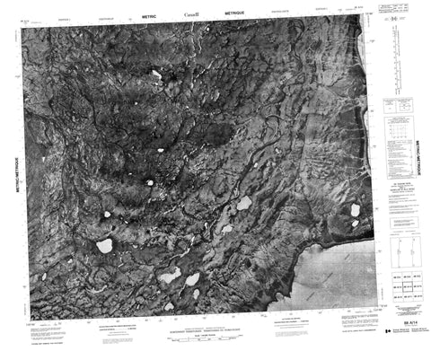 088A14 No Title Canadian topographic map, 1:50,000 scale