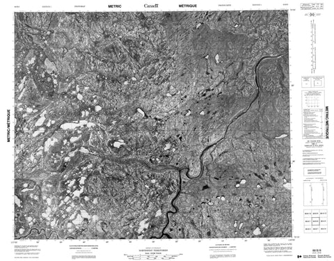 088B08 No Title Canadian topographic map, 1:50,000 scale
