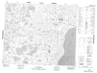 088B12 No Title Canadian topographic map, 1:50,000 scale