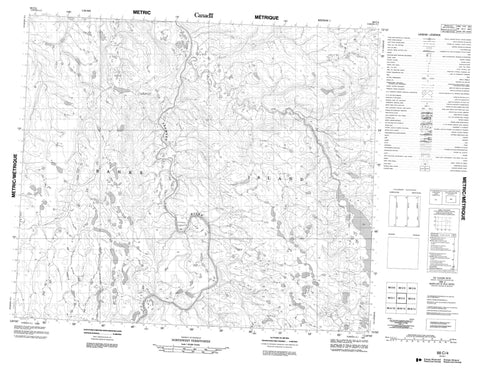 088C04 No Title Canadian topographic map, 1:50,000 scale