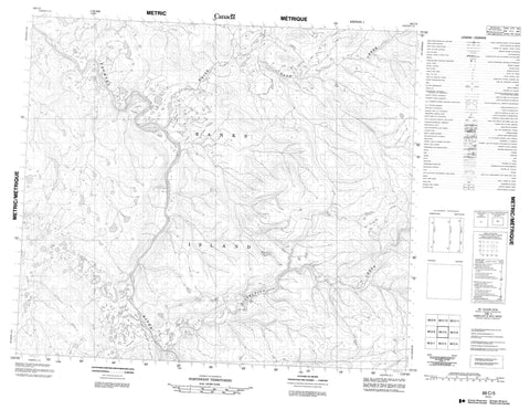 088C05 No Title Canadian topographic map, 1:50,000 scale