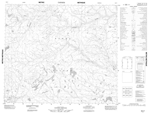 088C07 No Title Canadian topographic map, 1:50,000 scale