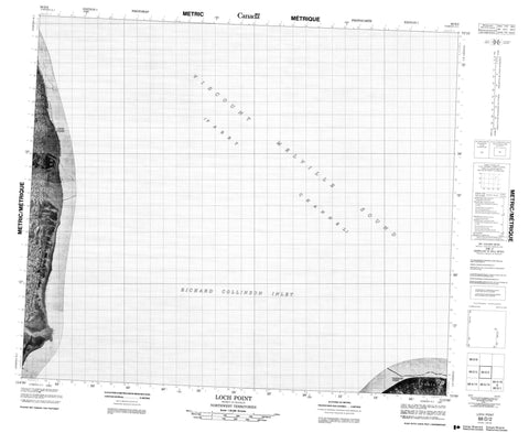 088D02 Loch Point Canadian topographic map, 1:50,000 scale