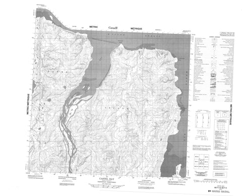 088F04 Castel Bay Canadian topographic map, 1:50,000 scale