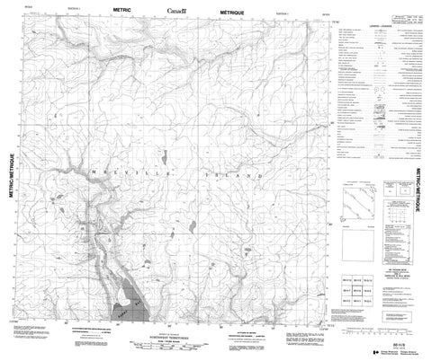 088H08 No Title Canadian topographic map, 1:50,000 scale