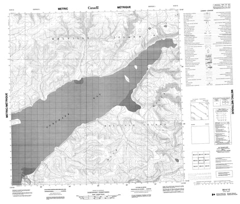 088H12 No Title Canadian topographic map, 1:50,000 scale