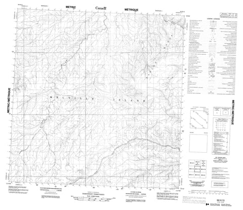 088H15 No Title Canadian topographic map, 1:50,000 scale