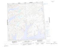 088H Murray Inlet Canadian topographic map, 1:250,000 scale