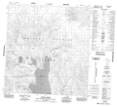 089B05 Station Creek Canadian topographic map, 1:50,000 scale