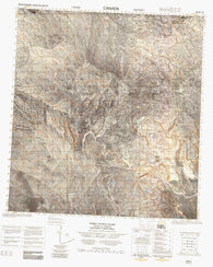 089B12 No Title Canadian topographic map, 1:50,000 scale