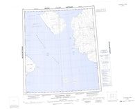 089D Ballantyne Strait Canadian topographic map, 1:250,000 scale