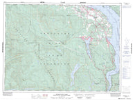 092B12 Shawnigan Lake Canadian topographic map, 1:50,000 scale