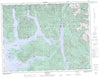 092E15 Zeballos Canadian topographic map, 1:50,000 scale