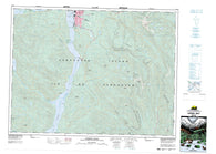092F02 Alberni Inlet Canadian topographic map, 1:50,000 scale