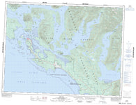 092F04 Tofino Canadian topographic map, 1:50,000 scale