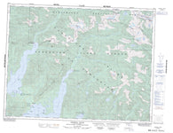 092F05 Bedwell River Canadian topographic map, 1:50,000 scale