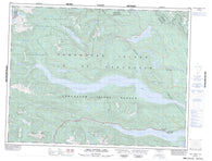 092F06 Great Central Lake Canadian topographic map, 1:50,000 scale