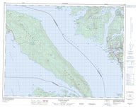 092F09 Texada Island Canadian topographic map, 1:50,000 scale