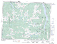 092F12 Buttle Lake Canadian topographic map, 1:50,000 scale