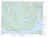 092F16 Haslam Lake Canadian topographic map, 1:50,000 scale