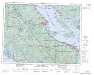 092F Port Alberni Canadian topographic map, 1:250,000 scale