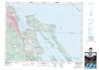 092G04 Nanaimo Canadian topographic map, 1:50,000 scale