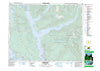 092G12 Sechelt Inlet Canadian topographic map, 1:50,000 scale