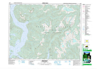 092G13 Jervis Inlet Canadian topographic map, 1:50,000 scale
