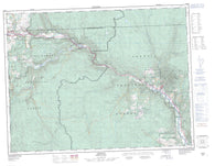 092H08 Hedley Canadian topographic map, 1:50,000 scale