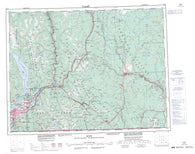 092H Hope Canadian topographic map, 1:250,000 scale