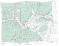 092I02 Merritt Canadian topographic map, 1:50,000 scale