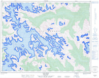 092J06 Ryan River Canadian topographic map, 1:50,000 scale