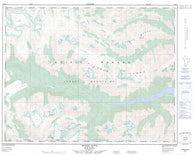 092J14 Dickson Range Canadian topographic map, 1:50,000 scale