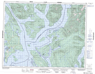 092K02 Desolation Sound Canadian topographic map, 1:50,000 scale