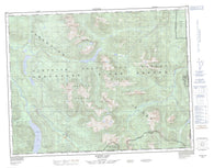 092L01 Schoen Lake Canadian topographic map, 1:50,000 scale