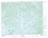 092L03 Kyuquot Canadian topographic map, 1:50,000 scale