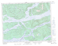 092L09 Minstrel Island Canadian topographic map, 1:50,000 scale
