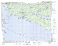 092L14 Bradley Lagoon Canadian topographic map, 1:50,000 scale