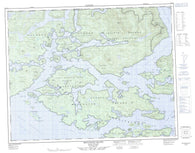 092L15 Broughton Island Canadian topographic map, 1:50,000 scale