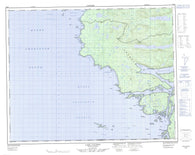 092M04 Cape Caution Canadian topographic map, 1:50,000 scale