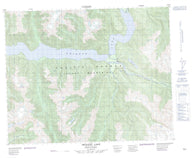 092M10 Owikeno Lake Canadian topographic map, 1:50,000 scale