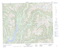 092M14 Kilbella River Canadian topographic map, 1:50,000 scale